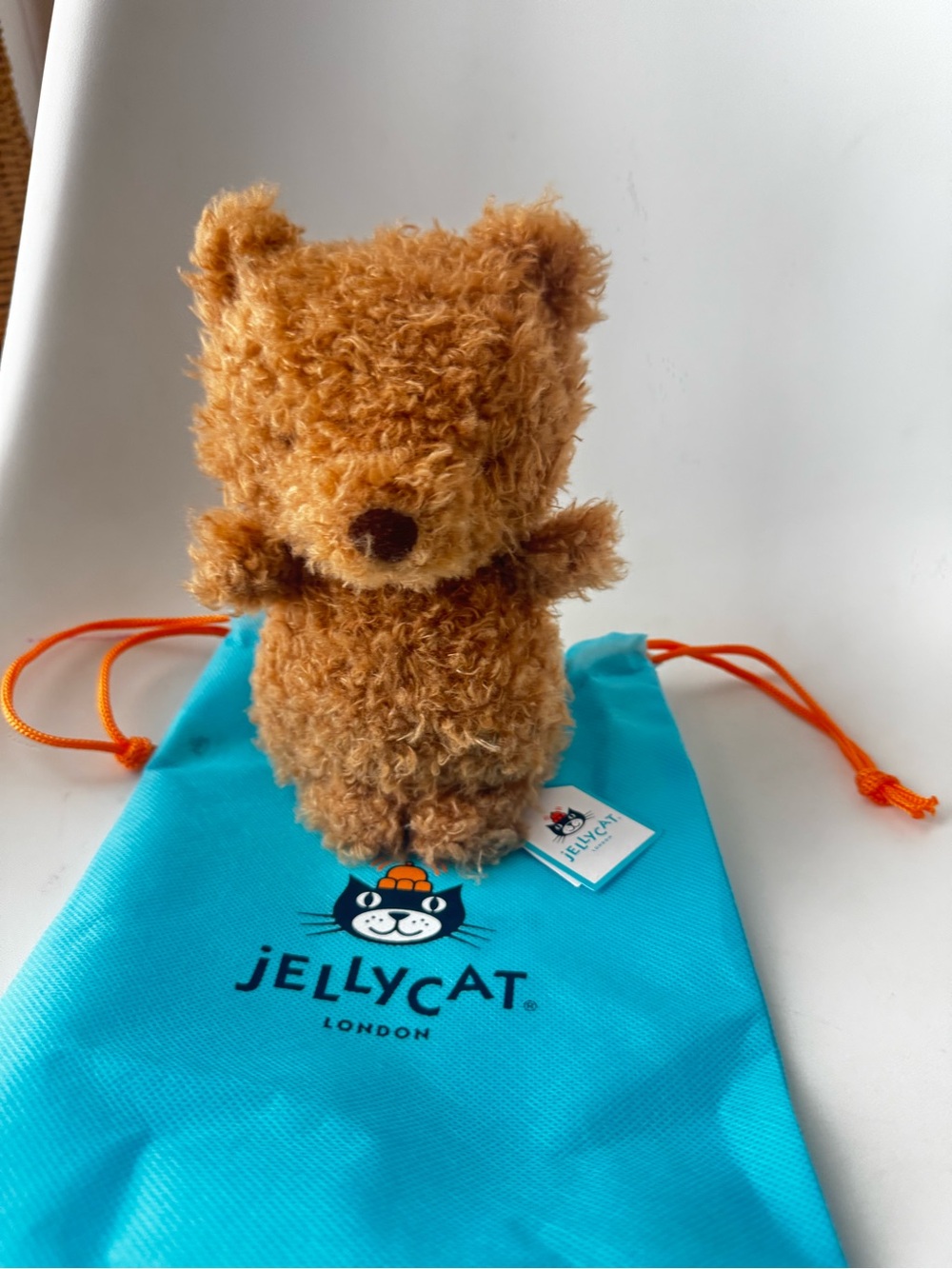 Jellycat LITTLE BEAR Brown Soft Plush Woodland Stuffed Animal NWT + Dust Bag